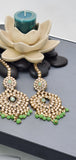 Dazzling Reverse Kundan Indian Bollywood  Choker Necklace Jewellery Set