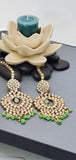 Dazzling Reverse Kundan Indian Bollywood  Choker Necklace Jewellery Set