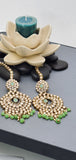 Dazzling Reverse Kundan Indian Bollywood  Choker Necklace Jewellery Set