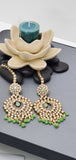 Dazzling Reverse Kundan Indian Bollywood  Choker Necklace Jewellery Set