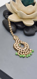 Dazzling Reverse Kundan Indian Bollywood  Choker Necklace Jewellery Set