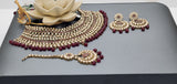 Latest Designer Indian Bollywood Bridal Choker Necklace Jewellery Set