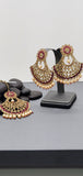 Adorable Latest Collection In Indian Fashion Kundan Tikka Earrings set