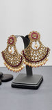 Adorable Latest Collection In Indian Fashion Kundan Tikka Earrings set