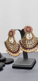Adorable Latest Collection In Indian Fashion Kundan Tikka Earrings set