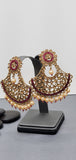Adorable Latest Collection In Indian Fashion Kundan Tikka Earrings set