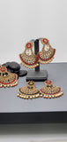 Adorable Latest Collection In Indian Fashion Kundan Tikka Earrings set