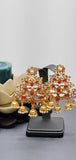 Drop - Dead Gorgeous Latest  Indian Wedding Kundan  Party Wear Earrings Set