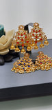 Drop - Dead Gorgeous Latest  Indian Wedding Kundan  Party Wear Earrings Set