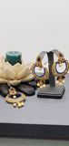 A Stunning Indian jewellery Kundan Tikka Earrings Set