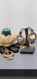 A Stunning Indian jewellery Kundan Tikka Earrings Set