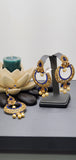 A Stunning Indian jewellery Kundan Tikka Earrings Set