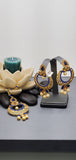 A Stunning Indian jewellery Kundan Tikka Earrings Set