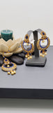 A Stunning Indian jewellery Kundan Tikka Earrings Set