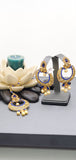 A Stunning Indian jewellery Kundan Tikka Earrings Set