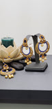 A Stunning Indian jewellery Kundan Tikka Earrings Set