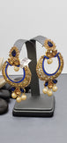 A Stunning Indian jewellery Kundan Tikka Earrings Set