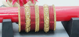 Elegant Indian Latest Designer Custom Made Full Bangles Set