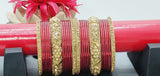 Elegant Indian Latest Designer Custom Made Full Bangles Set