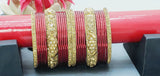Elegant Indian Latest Designer Custom Made Full Bangles Set