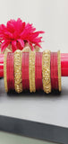 Elegant Indian Latest Designer Custom Made Full Bangles Set