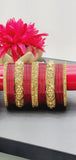 Elegant Indian Latest Designer Custom Made Full Bangles Set