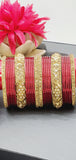 Elegant Indian Latest Designer Custom Made Full Bangles Set