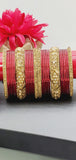 Elegant Indian Latest Designer Custom Made Full Bangles Set