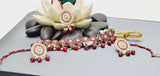 Beautiful Indian Boutique Style Ruby Kundan Pearl Choker Necklace Set