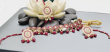 Beautiful Indian Boutique Style Ruby Kundan Pearl Choker Necklace Set