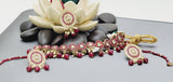 Beautiful Indian Boutique Style Ruby Kundan Pearl Choker Necklace Set