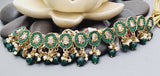 New Collection Kundan Pearl Indian Boutique Style Choker Necklace Set