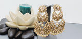Boutique Style New High Quality Indian Reverse Kundan Long Tikka Earrings Set