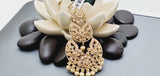 Boutique Style New High Quality Indian Polki Reverse Kundan Long Tikka Earrings Set