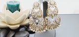 Boutique Style New High Quality Indian Polki Reverse Kundan Long Tikka Earrings Set