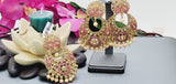 Elegant Premium Quality New Collection In India Polki Kundan Tikka Earrings Set