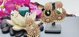 Elegant Premium Quality New Collection In India Polki Kundan Tikka Earrings Set
