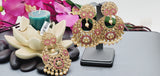 Elegant Premium Quality New Collection In India Polki Kundan Tikka Earrings Set