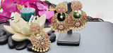 Elegant Premium Quality New Collection In India Polki Kundan Tikka Earrings Set