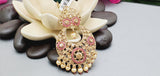 Elegant Premium Quality New Collection In India Polki Kundan Tikka Earrings Set