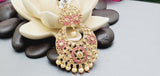 Elegant Premium Quality New Collection In India Polki Kundan Tikka Earrings Set