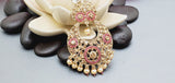 Elegant Premium Quality New Collection In India Polki Kundan Tikka Earrings Set