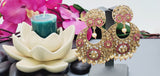 Elegant Premium Quality New Collection In India Polki Kundan Tikka Earrings Set