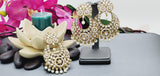 Beautiful Premium Quality  New Collection In Indian Polki Kundan Bollywood Tikka Earrings Set