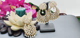 Beautiful Premium Quality  New Collection In Indian Polki Kundan Bollywood Tikka Earrings Set