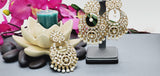 Beautiful Premium Quality  New Collection In Indian Polki Kundan Bollywood Tikka Earrings Set