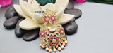 Absolutely Stunning High Quality  Best Collection In Indian Bollywood Polki Kundan Tikka Earrings Set