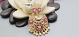 Absolutely Stunning High Quality  Best Collection In Indian Bollywood Polki Kundan Tikka Earrings Set