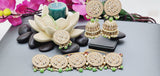 Extremely Incredible Indian Bollywood Polki Kundan Choker Necklace Set