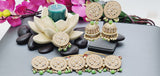 Extremely Incredible Indian Bollywood Polki Kundan Choker Necklace Set